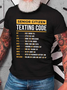 Funny Senior Citizen's Texting Code Gift For Grandpa Or Grandma Cotton T-Shirt