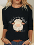 The Lord Is My Shepherd Easter Casual Long Sleeve Shirt