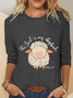 The Lord Is My Shepherd Easter Casual Long Sleeve Shirt