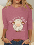 The Lord Is My Shepherd Easter Casual Long Sleeve Shirt