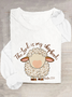 The Lord Is My Shepherd Easter Casual Long Sleeve Shirt
