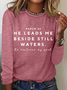 Christian Tshirts Women Bible Study God Shirt Jesus Tshirt Christian Mom Casual Long Sleeve Shirt