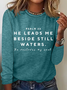 Christian Tshirts Women Bible Study God Shirt Jesus Tshirt Christian Mom Casual Long Sleeve Shirt