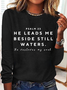 Christian Tshirts Women Bible Study God Shirt Jesus Tshirt Christian Mom Casual Long Sleeve Shirt