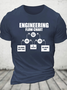 Engineering Flow Chart - Funny Engineering Cotton T-Shirt