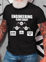 Engineering Flow Chart - Funny Engineering Cotton T-Shirt