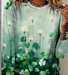 Four leaf clover St. Patrick's Day Long sleeve Shirt