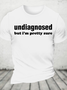 Undiagnosed But I'm Pretty Sure Autism Meme Cotton T-Shirt