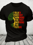 Black History Honoring The Past Inspiring The Futu Cotton T-Shirt