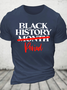 Black History Month Period Cotton T-Shirt