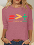 Equality Is Greater Than Division Casual Long Sleeve Shirt