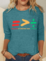 Equality Is Greater Than Division Casual Long Sleeve Shirt