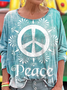 women‘s Casual Cotton Geometric T-Shirt