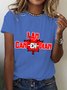 Women's I Am Canadian Patriotic Canadian Casual Short SleeveT-Shirt