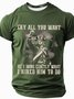 Men 'Cry All You Want He's Doing Exactly What I Hired Him To Do.' Sarcasm Short Sleeve T-Shirt