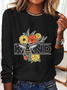 Spread Kindness Floral Be Kind Casual Long Sleeve Shirt