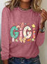 Easter Gigi Casual Long Sleeve Shirt