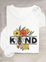 Spread Kindness Floral Be Kind Casual Long Sleeve Shirt