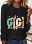 Easter Gigi Casual Long Sleeve Shirt