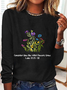 Consider How The Wild Flowers Grow Casual Long Sleeve Shirt