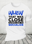 Almost Had To Socialize Cotton T-Shirt