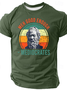 Meh Good Enough Mediocrates Sarcastic Retro Cotton T-Shirt