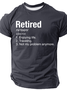 Retirement Definition Funny Cotton T-Shirt