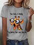 Your Crazy Is Showing, You Better Tuck That Back In Funny Giraffe Cotton T-Shirt