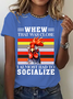 Almost Had To Socialize Cotton T-Shirt