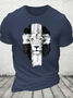 Lion Cross Cotton T-Shirt