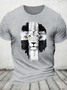 Lion Cross Cotton T-Shirt