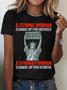 A Strong Woman Cotton T-Shirt