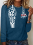 Funny Sarcastic Zoo Giraffe Casual Long Sleeve Shirt