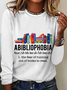 Abibliophobia The Fear Of Running Out Of Books To Read Book Lover Casual Long Sleeve Shirt