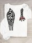 Funny Sarcastic Zoo Giraffe Casual Long Sleeve Shirt