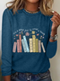 Its A Good Day To Read A Book Casual Long Sleeve Shirt