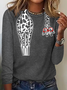 Funny Sarcastic Zoo Giraffe Casual Long Sleeve Shirt