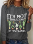 It Is Not Hoarding If It Is Plants Casual Long Sleeve Shirt