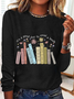 Its A Good Day To Read A Book Casual Long Sleeve Shirt