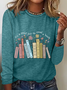 Its A Good Day To Read A Book Casual Long Sleeve Shirt