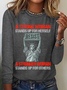 A Strong Woman Casual Long Sleeve Shirt