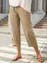 Women Cotton Pant Spring Summer Casual Pant