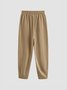 Women Cotton Pant Spring Summer Casual Pant