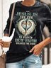 Womens Jesus Is The Key Casual Sweatshirt