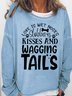 Women's Dog Lover Letters Sweatshirt