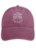 Men's God Father Letters Adjustable Denim Hat