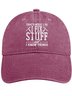 Men's /Women's That's What I Do I Fix Stuff And I Know Things Funny Graphic Printing Regular Fit Adjustable Denim Hat