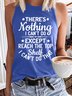 Women’s There’s Nothing I Can’t Do Except Reach The Top Shelf I Can’t Do That Text Letters Casual Regular Fit Tank Top