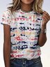 Women’s Abstract Graphic Casual T-Shirt