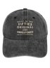 Men's /Women's Funny The Fifties Graphic Printing Regular Fit Adjustable Denim Hat